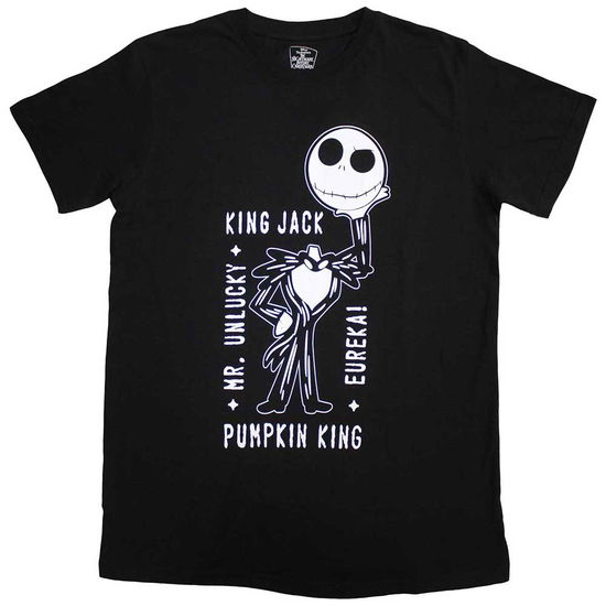 The Nightmare Before Christmas Unisex T-Shirt: Headless Jack - Nightmare Before Christmas - The - Gadżety -  - 5056737229011 - 