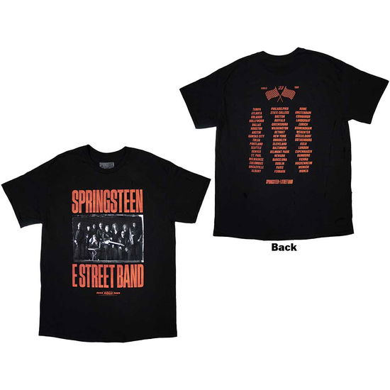 Bruce Springsteen Unisex T-Shirt: Tour '23 Band Photo (Back Print & Ex-Tour) - Bruce Springsteen - Koopwaar -  - 5056737232011 - 