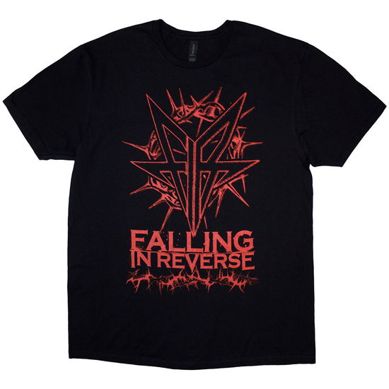 Falling In Reverse Unisex T-Shirt: Thorns (Black) - Falling In Reverse - Merchandise -  - 5056737287011 - September 25, 2024