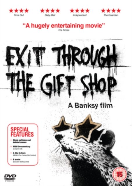 Cover for Exit Through the Gift Shop · Exit Through The Gift Shop (DVD) (2015)