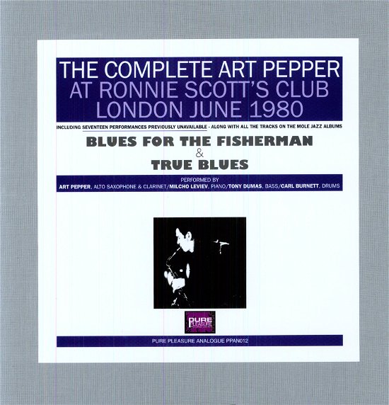 Cover for Art Pepper · Complete Art Pepper At Ronnie Scott's June 1980 (LP) [Limited edition] (2010)