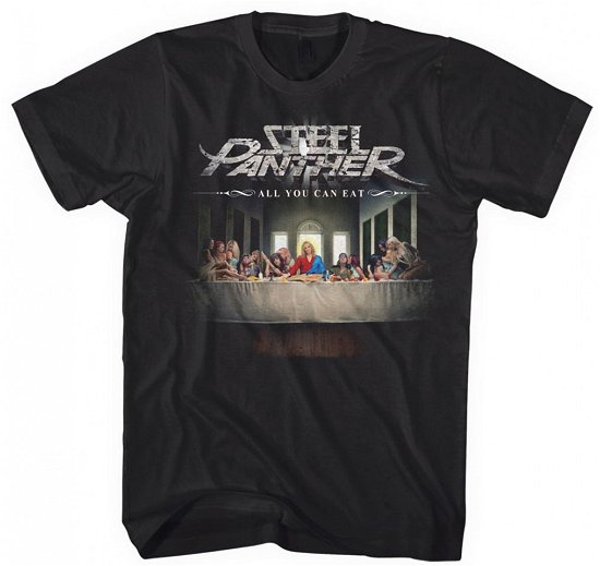 Cover for Steel Panther · All You Can Eat Black (T-shirt) [size M] (2017)