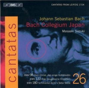 Cover for Bach / Nonoshita / Kenworthy-brown / Suzuki · Complete Cantatas 26 (CD) (2005)