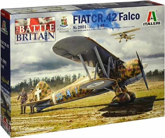 Cover for Italeri · Italeri - Fiat Cr.42 Battle Of Britain 80th Anniv. 1:48 (9/20) * (Toys)