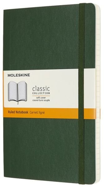 Cover for Moleskine Large Ruled Softcover Notebook: Myrtle Green (Stationery) (2019)