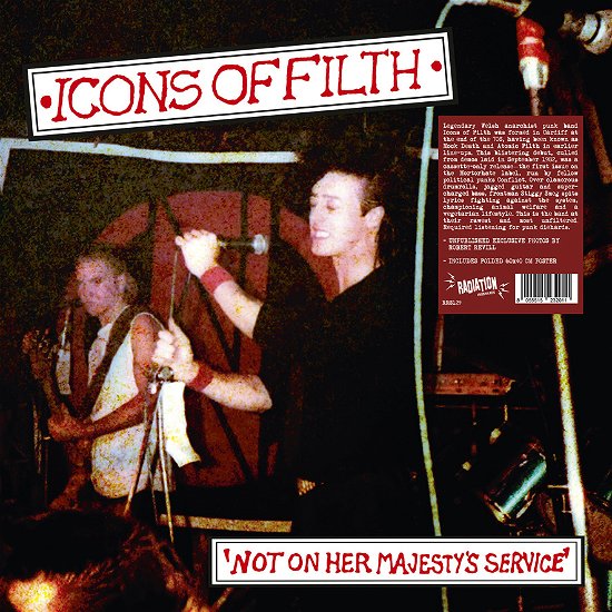 Cover for Icons Of Filth · Not On Her Majesty's Service (LP) (2021)