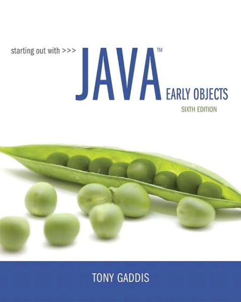 Cover for Tony Gaddis · Starting out with Java: Early Objects (Paperback Book) [6 Rev edition] (2017)