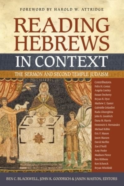 Cover for Ben C. Blackwell · Reading Hebrews in Context: The Sermon and Second Temple Judaism (Paperback Book) (2022)