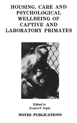 Cover for Segal, Evalyn F. (San Diego State University) · Housing, Care and Psychological Well-Being of Captive and Laboratory Primates - Noyes Series in Animal Behavior, Ecology, Conservation &amp; Management (Hardcover bog) (1989)
