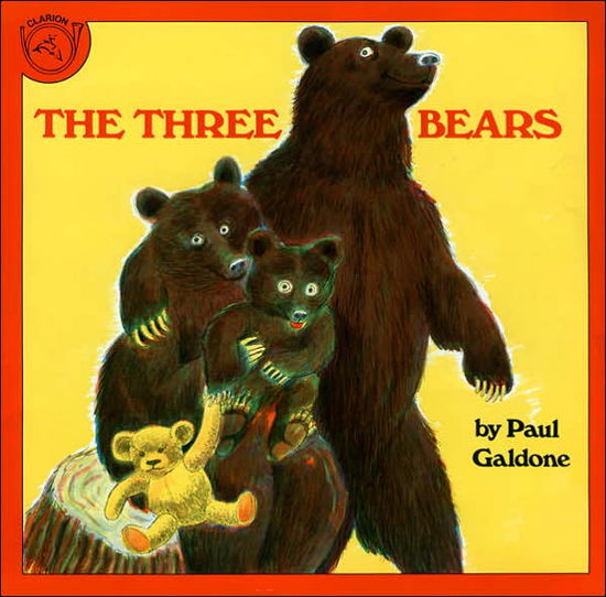 The Three Bears - Paul Galdone - Books - Houghton Mifflin - 9780899194011 - September 23, 1985