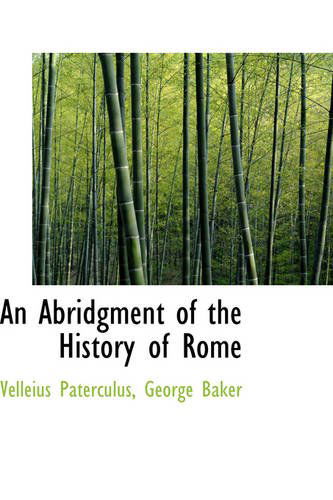 Cover for Velleius Paterculus · An Abridgment of the History of Rome (Hardcover Book) (2009)