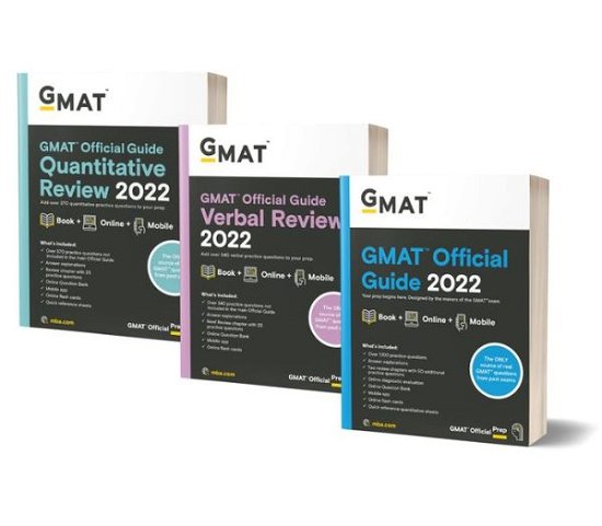Cover for Gmac · GMAT Official Guide 2022 Bundle: Books + Online Question Bank (Pocketbok) (2021)