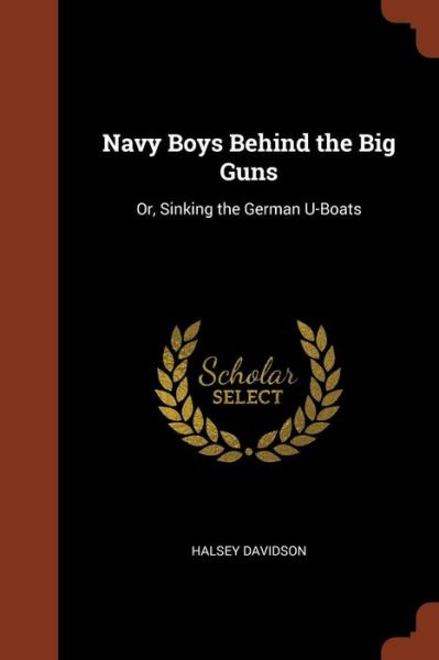 Cover for Halsey Davidson · Navy Boys Behind the Big Guns (Paperback Book) (2017)