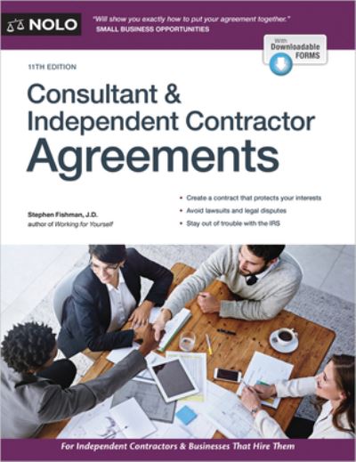 Cover for Stephen Fishman · Consultant and Independent Contractor Agreements (Bok) (2023)