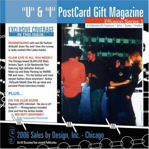 Cover for Sales by Design Inc · U &amp; I Postcard Gift Magazine: Effusion Series 1 (Paperback Book) (2007)