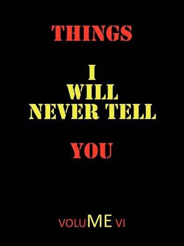Cover for Todd Andrew Rohrer · Things I Will Never Tell You (Paperback Bog) (2009)