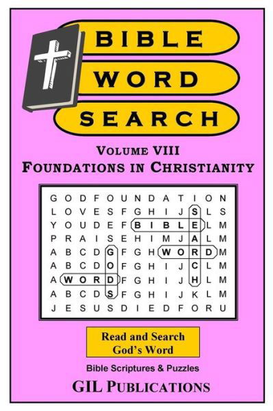 Cover for Akili Kumasi · Bible Word Search, Volume VIII : Foundations in Christianity (Taschenbuch) (2016)