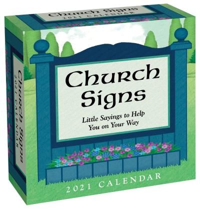 Cover for Andrews McMeel Publishing · Church Signs 2021 Day-to-Day Calendar (Kalender) (2020)