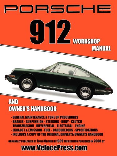 Cover for Floyd Clymer · Porsche 912 Workshop Manual 1965-1968 (Paperback Book) (2008)