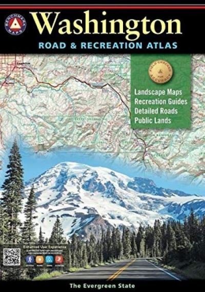 Cover for National Geographic Maps · Benchmark Washington Road &amp; Recreation Atlas, 9th Edition (Paperback Bog) (2022)