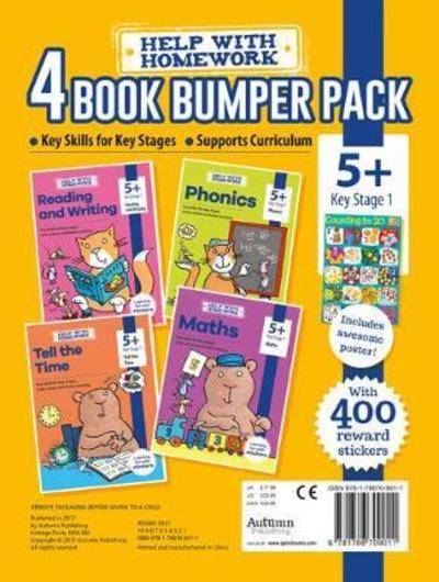 5+ Pack - Maths, Phonics, Reading and Writing & Tell the Time - Essential Workbooks Pack 5+ (Paperback Book) (2017)