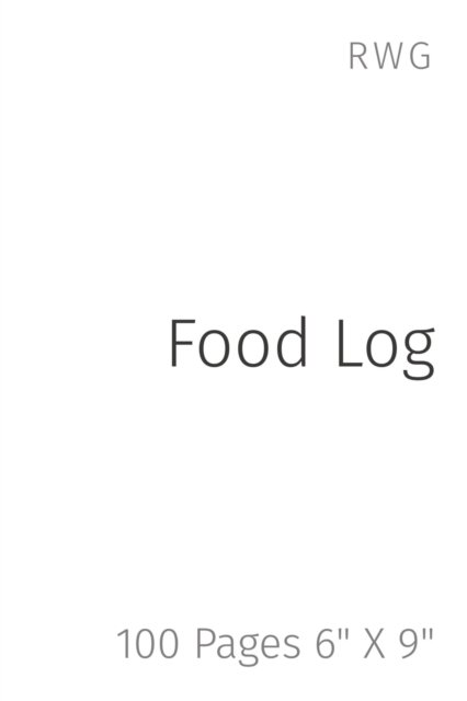 Cover for Rwg · Food Log (Pocketbok) (2020)