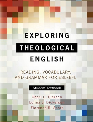 Cover for Dickerson · Exploring Theological English – Stu (Paperback Book) (2010)