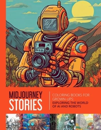 Cover for Robert Scales · Midjourney Stories - Coloring Books for Grown-Ups (Book) (2023)