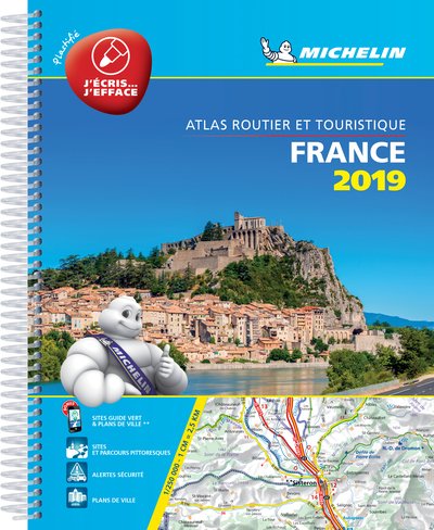 Cover for Michelin · Michelin Tourist &amp; Motoring Atlas: Michelin Tourist &amp; Motoring Atlas France 2019 (Buch) (2018)