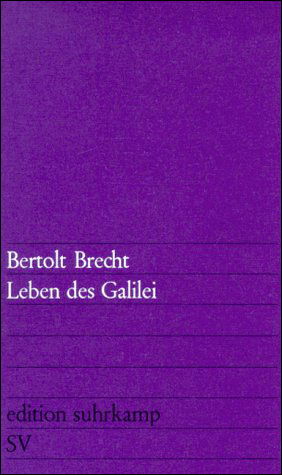 Edit.Suhrk.0001 Brecht.Leben d.Galilei - Bertolt Brecht - Livros - Suhrkamp Verlag - 9783518100011 - 1 de março de 1991