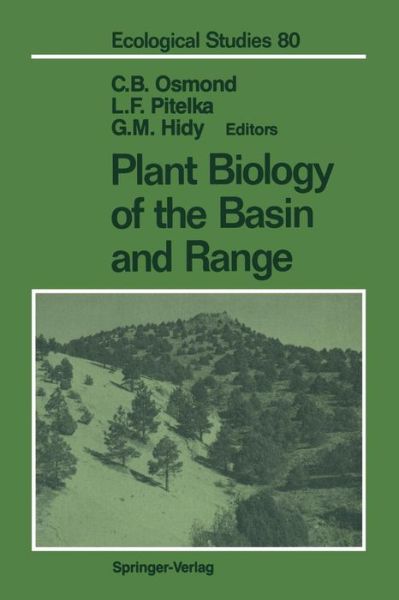 Cover for C Barry Osmond · Plant Biology of the Basin and Range - Ecological Studies (Paperback Book) [Softcover reprint of the original 1st ed. 1990 edition] (2012)