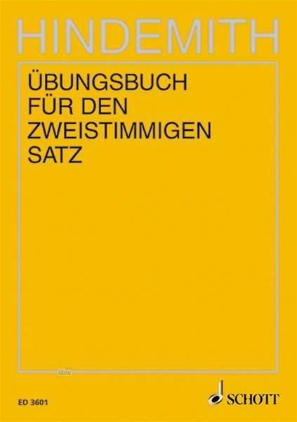 Cover for Paul Hindemith · Unterweisung Im Tonsatz Band 2 (Bok) (2011)