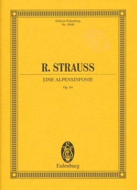 Cover for Richard Strauss · Alpine Symphony Op 64 (Bog) (1996)