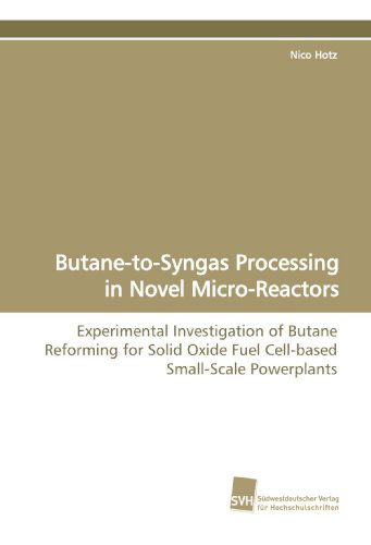 Cover for Nico Hotz · Butane-to-syngas Processing in Novel Micro-reactors: Experimental Investigation of Butane Reforming for Solid Oxide Fuel Cell-based Small-scale Powerplants (Paperback Book) (2009)