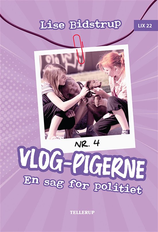 Cover for Lise Bidstrup · Vlog-pigerne, 4: Vlog-pigerne #4: En sag for politiet (Hardcover Book) [1e uitgave] (2021)