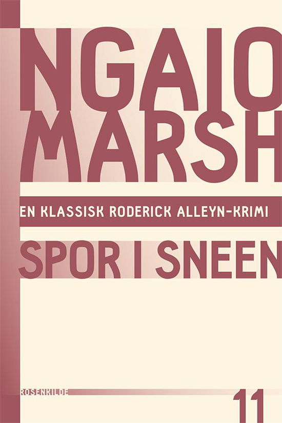 Cover for Ngaio Marsh · En klassisk Roderick Alleyn-krimi: Ngaio Marsh 11- Spor i sneen (Heftet bok) [1. utgave] (2015)