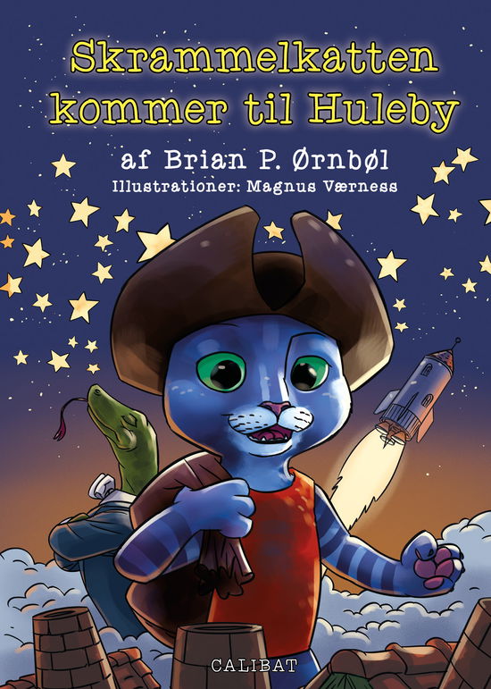 Cover for Brian P. Ørnbøl · Skrammelkatten Kommer til Huleby (Hardcover Book) [1er édition] (2018)