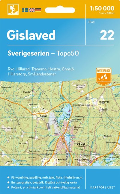 Cover for Gislaved - Sverigeserien Topo50 (Map) (2025)