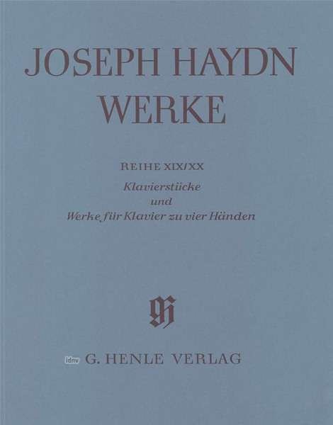 Cover for Haydn · Klavierst. / Werke,Kl.4hdg.1 HN5501 (Buch)