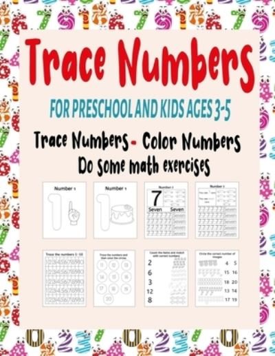 Trace Numbers for Preschool and Kids Ages 3-5 - Memo Check - Books - Independently Published - 9798666142011 - July 14, 2020