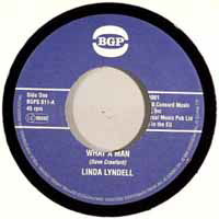 Cover for Linda Lyndell / Billy Hawks · What a Man/o Baby (I Believe I'm Losing You) (7&quot;) (2013)