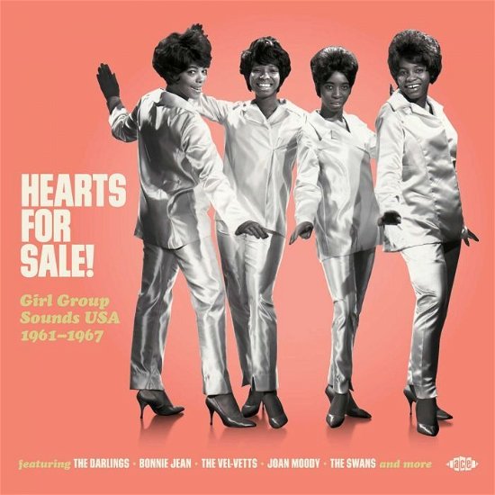 Cover for Hearts for Sale: Girl Group Sounds USA 1961-1967 · Hearts For Sale! Girl Group Sounds Usa 1961-1967 (LP) (2023)