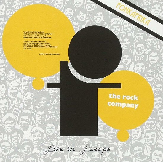 Cover for Ofo The Rock Company · Live in Europe - Fonk Afrika (LP) (2021)