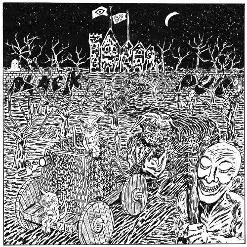 Cover for Black Pus / Oozing Wound · Split (LP) [Standard edition] (2014)
