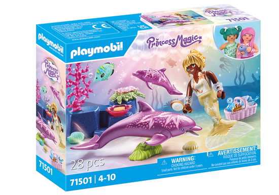 Cover for Playmobil · Playmobil Princess Magic Zeemeermin met Dolfijnen - 71501 (Legetøj)