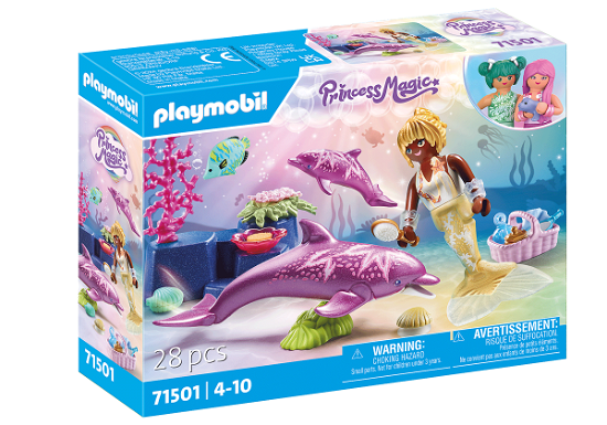Cover for Playmobil · Playmobil Princess Magic Zeemeermin met Dolfijnen - 71501 (Leksaker)