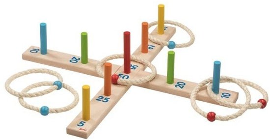 Hoopla game with 6 sisal rings (Toys)