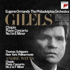 Cover for Emil Gilels · Chopin:piano Concertos. Nos. 1 &amp; 2 (CD) [Japan Import edition] (2010)