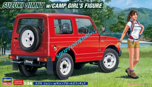 Cover for Hasegawa · 1/24 Suzuki Jimny W/camp Girl Figure Sp501 (6/24) * (Legetøj)