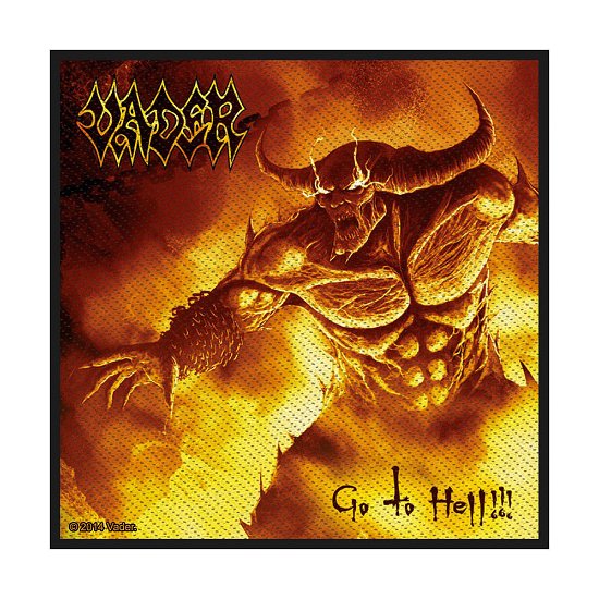 Vader Standard Woven Patch: Go to Hell - Vader - Merchandise - PHD - 5055339751012 - 19 augusti 2019